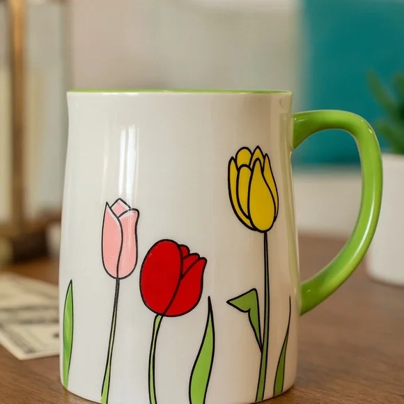 LANG Tulip Floral Ceramic Mug 🌸 - Picture 5 of 5